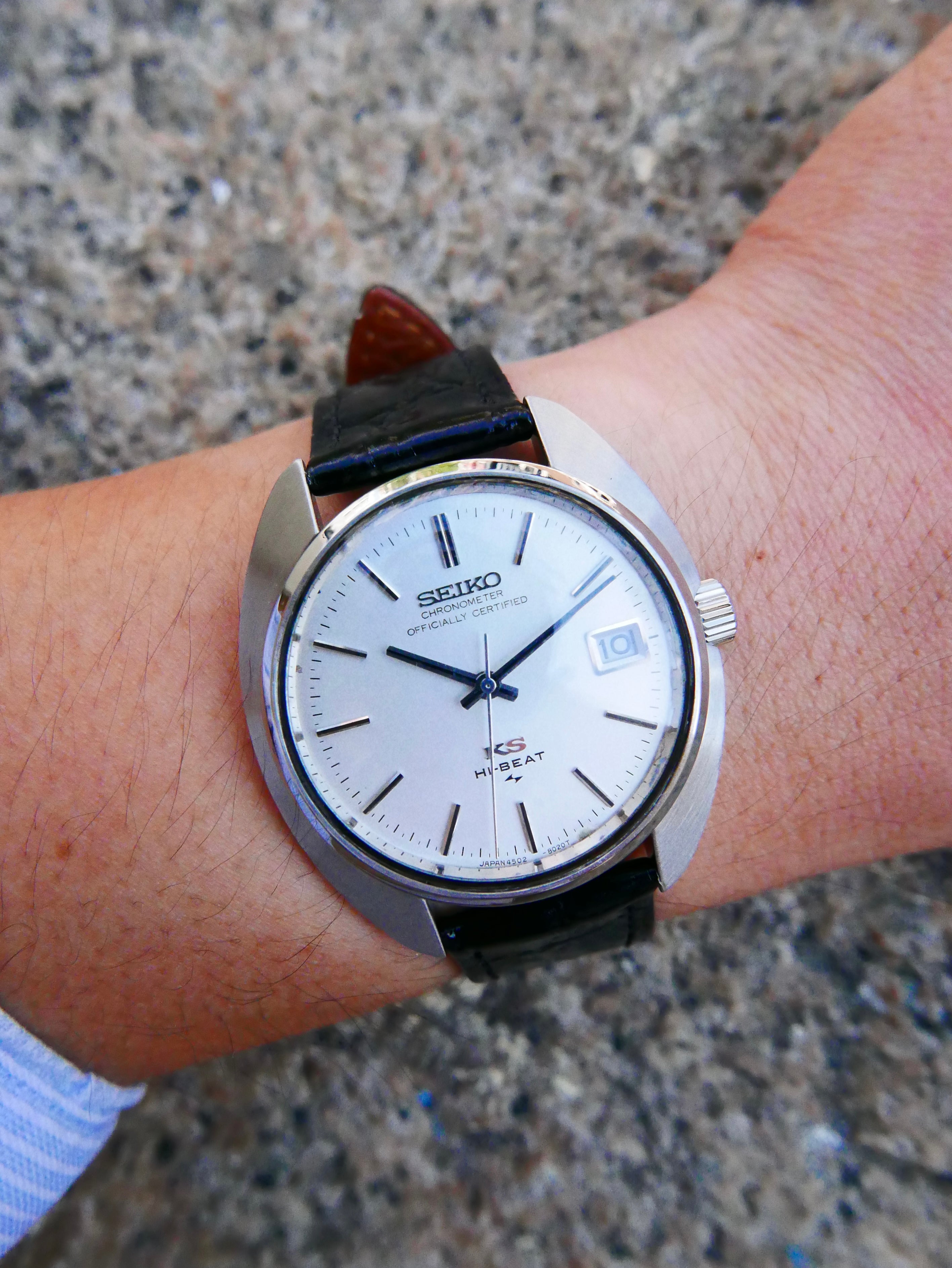 Vintage Watch | King Seiko 4502-8020 Chronometer Batwing Case