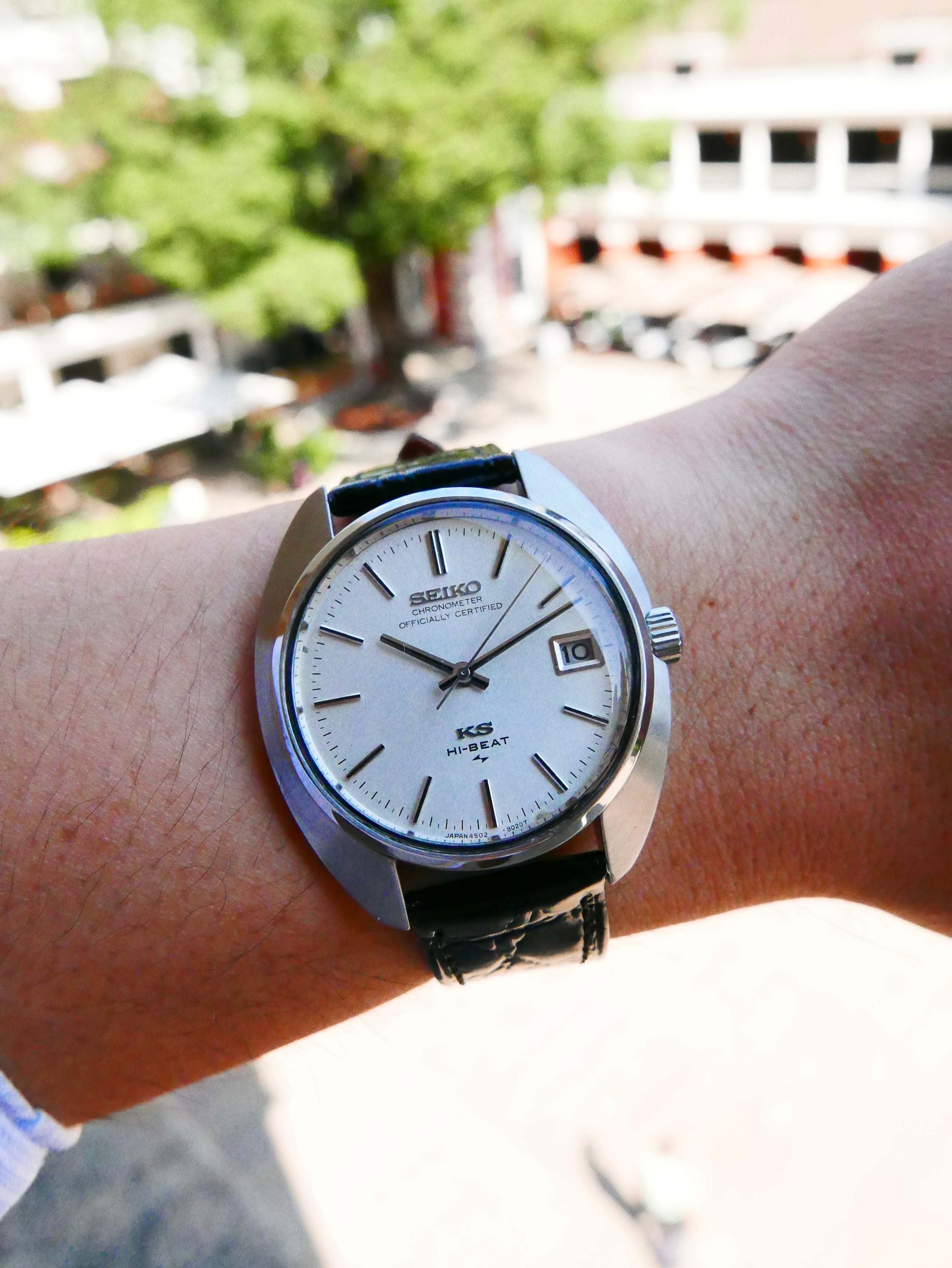 Vintage Watch | King Seiko 4502-8020 Chronometer Batwing Case