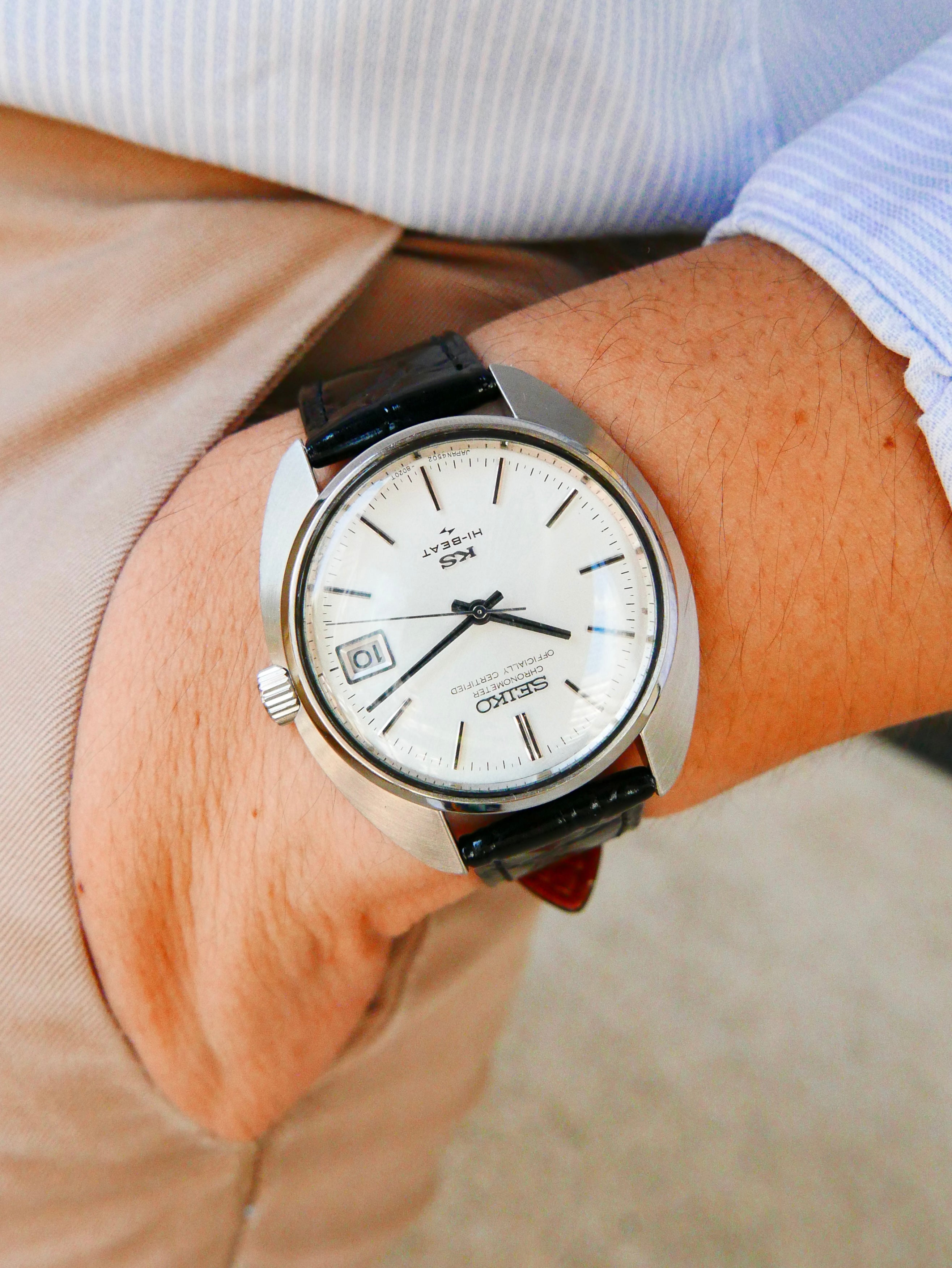 Vintage Watch | King Seiko 4502-8020 Chronometer Batwing Case