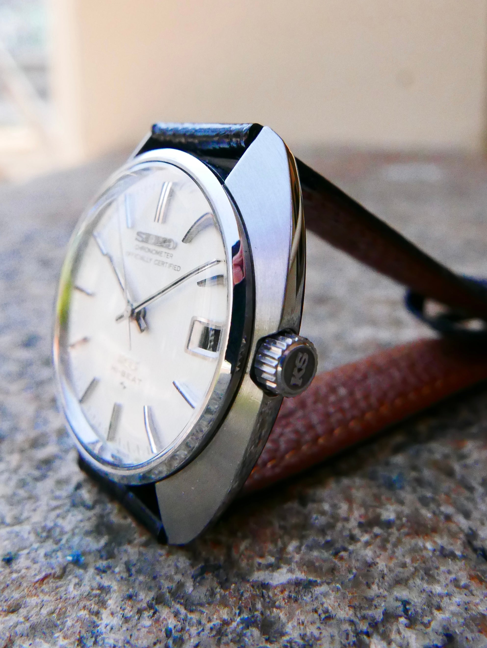 Vintage Watch | King Seiko 4502-8020 Chronometer Batwing Case