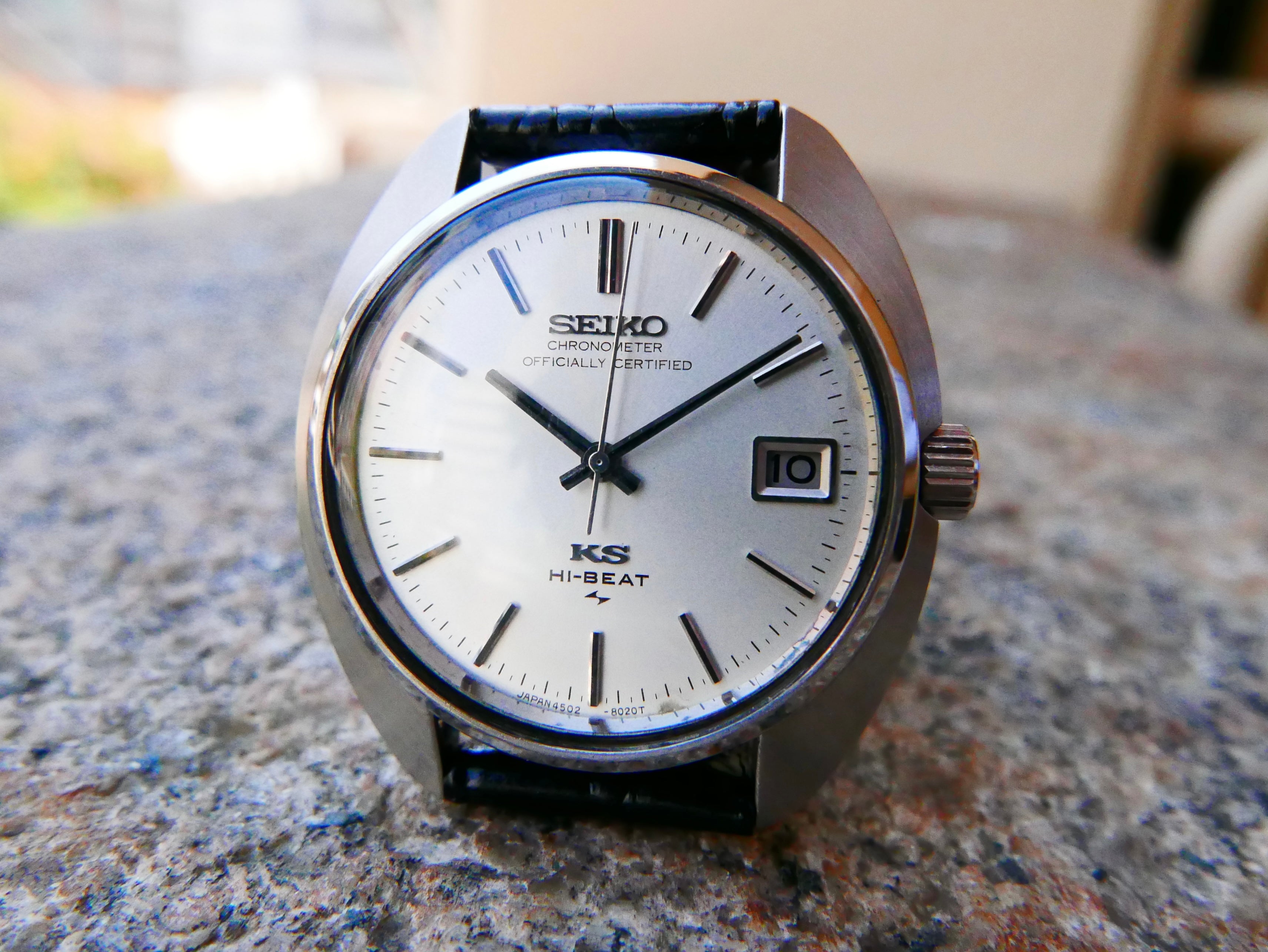 Vintage Watch | King Seiko 4502-8020 Chronometer Batwing Case