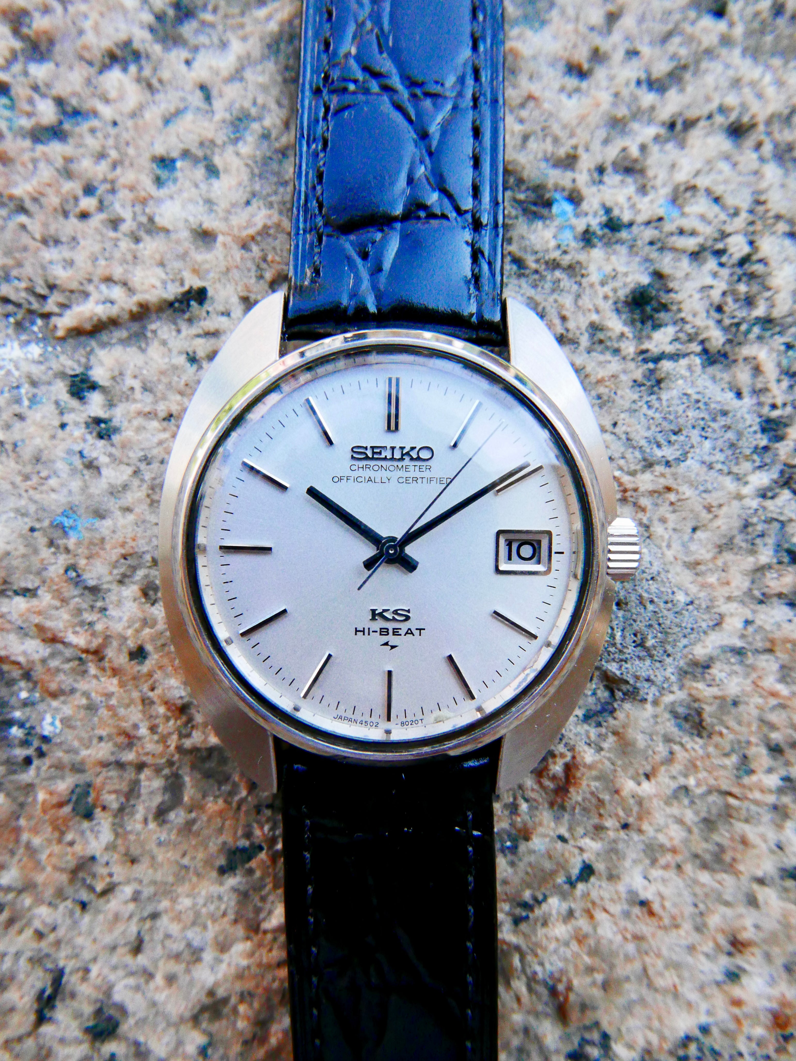 Vintage Watch | King Seiko 4502-8020 Chronometer Batwing Case