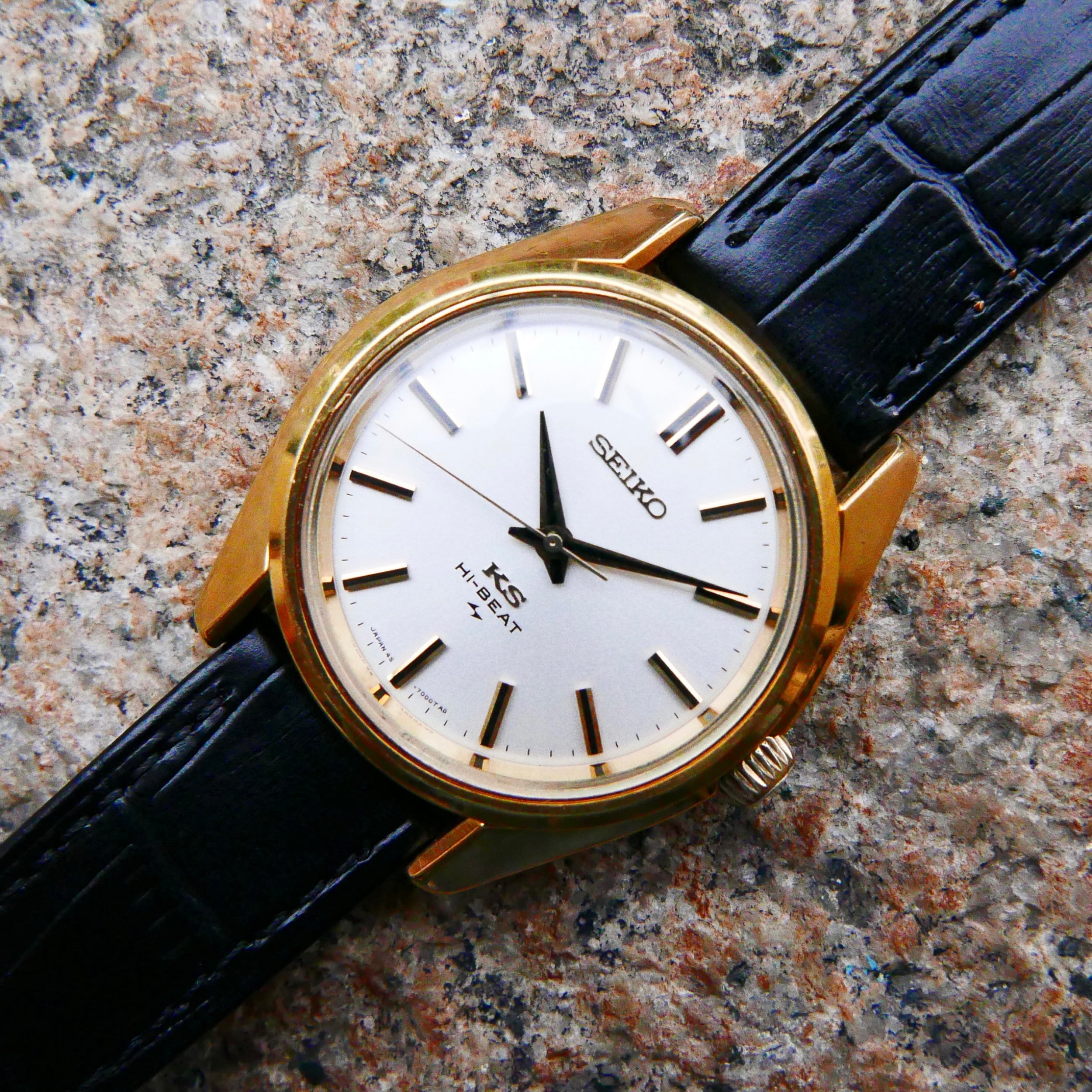 Vintage Watch | Seiko 45-7001 (45KS) 36000bph Gold Plated