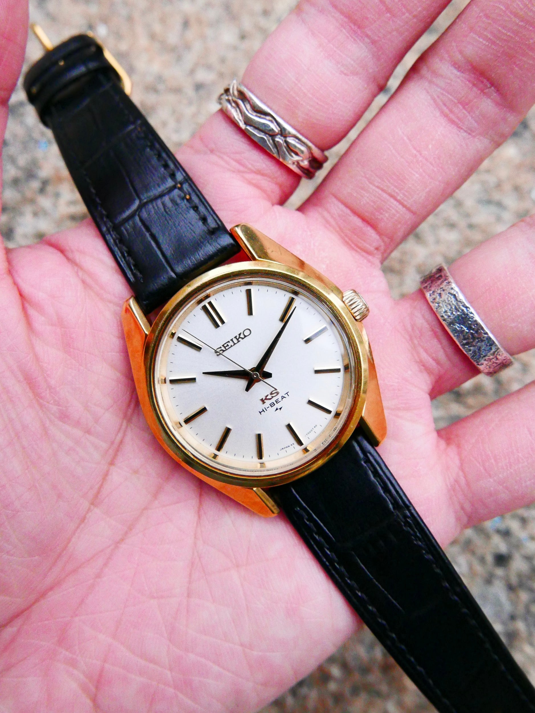 Vintage Watch | Seiko 45-7001 (45KS) 36000bph Gold Plated