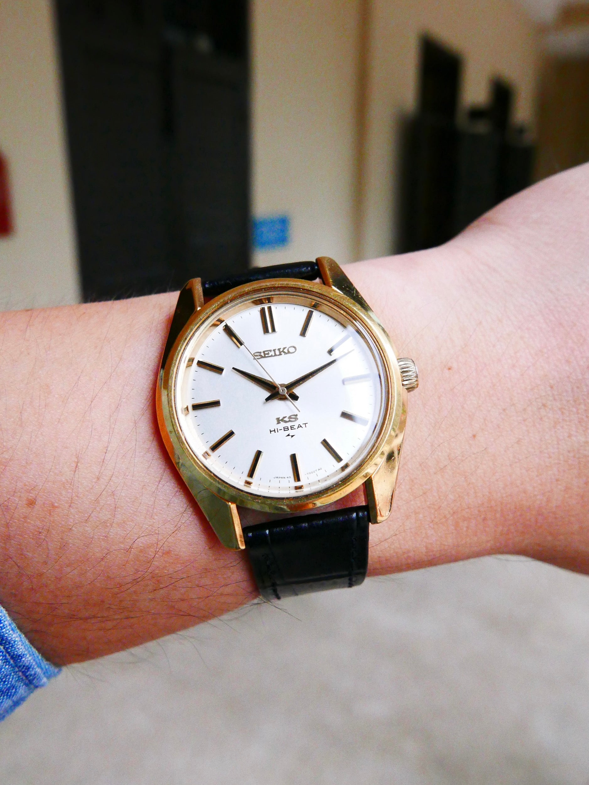 Vintage Watch | Seiko 45-7001 (45KS) 36000bph Gold Plated