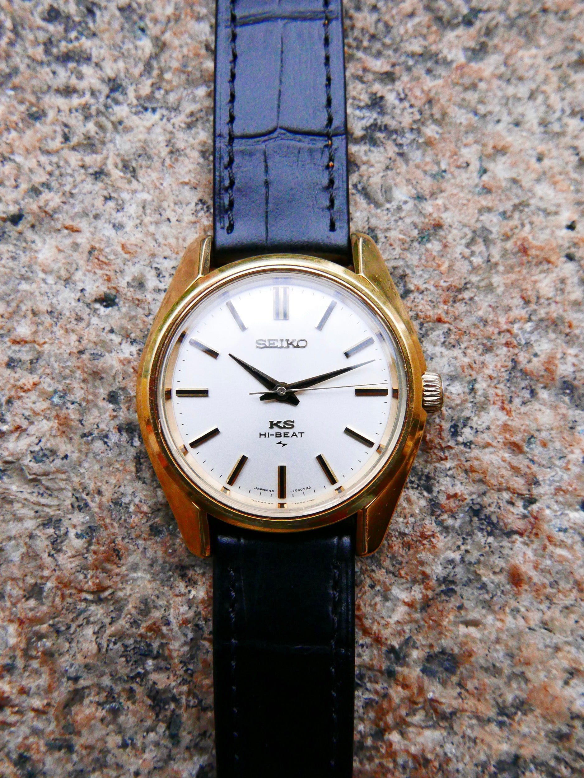 Vintage Watch | Seiko 45-7001 (45KS) 36000bph Gold Plated