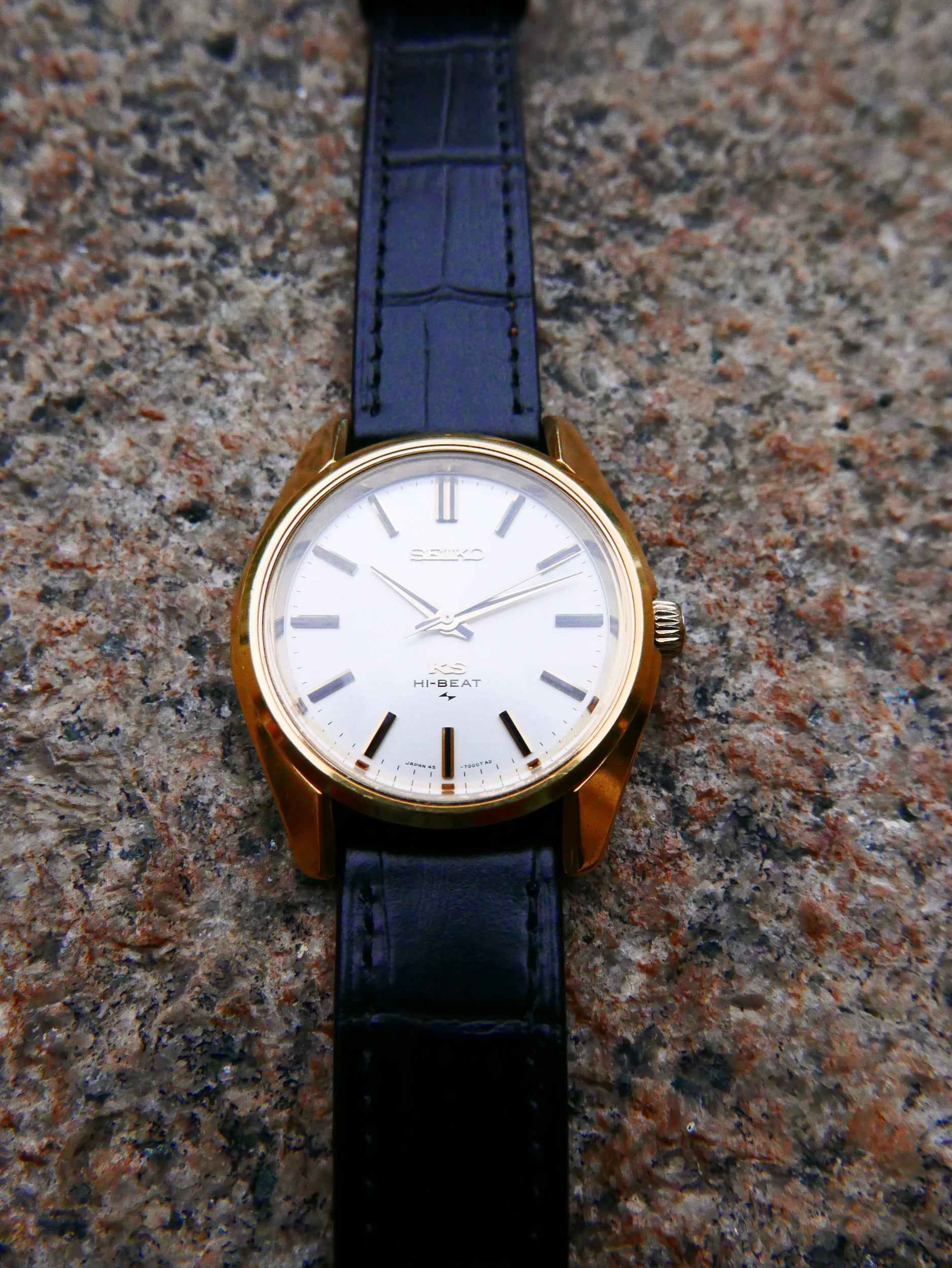 Vintage Watch | Seiko 45-7001 (45KS) 36000bph Gold Plated