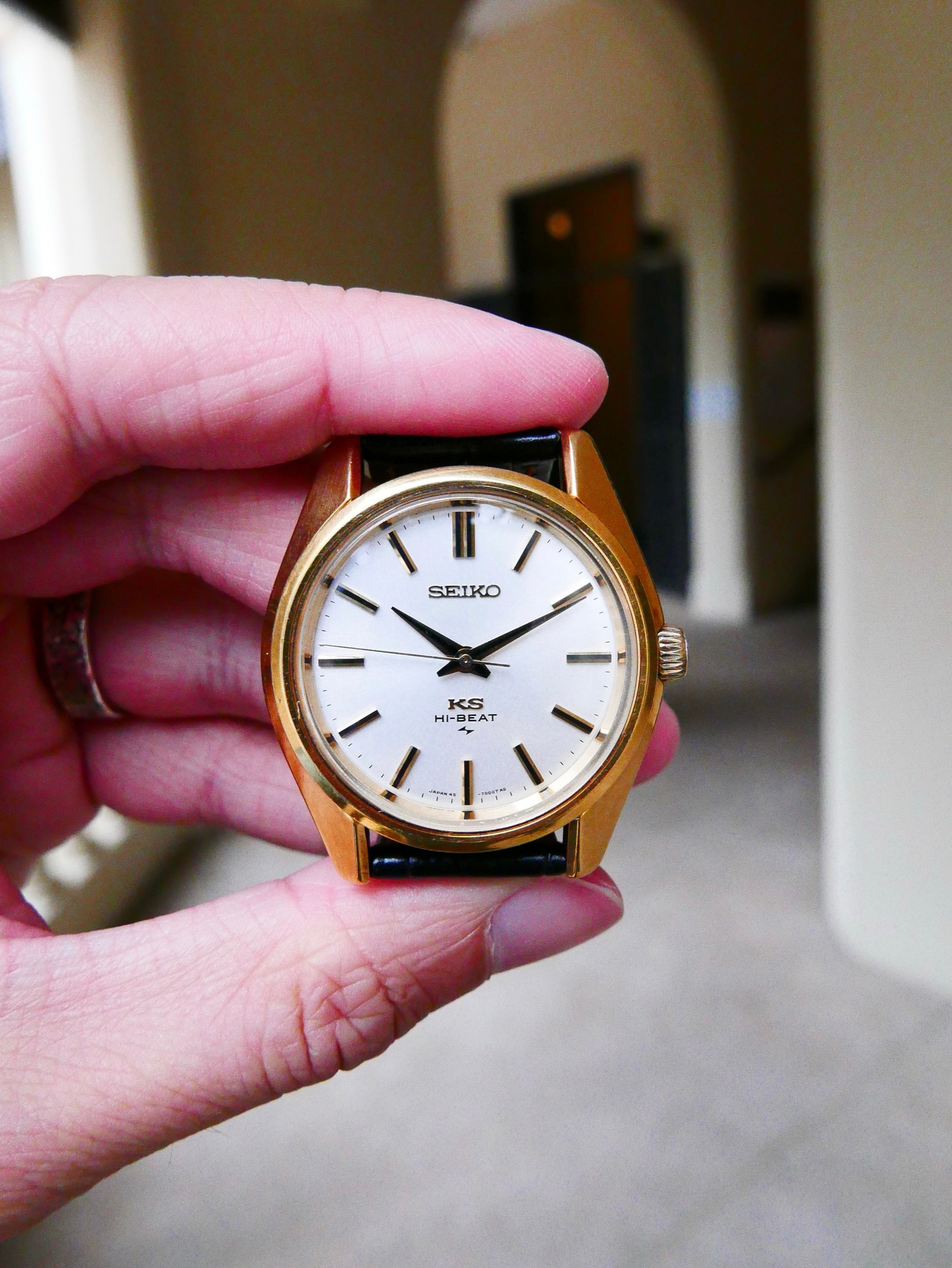 Vintage Watch | Seiko 45-7001 (45KS) 36000bph Gold Plated
