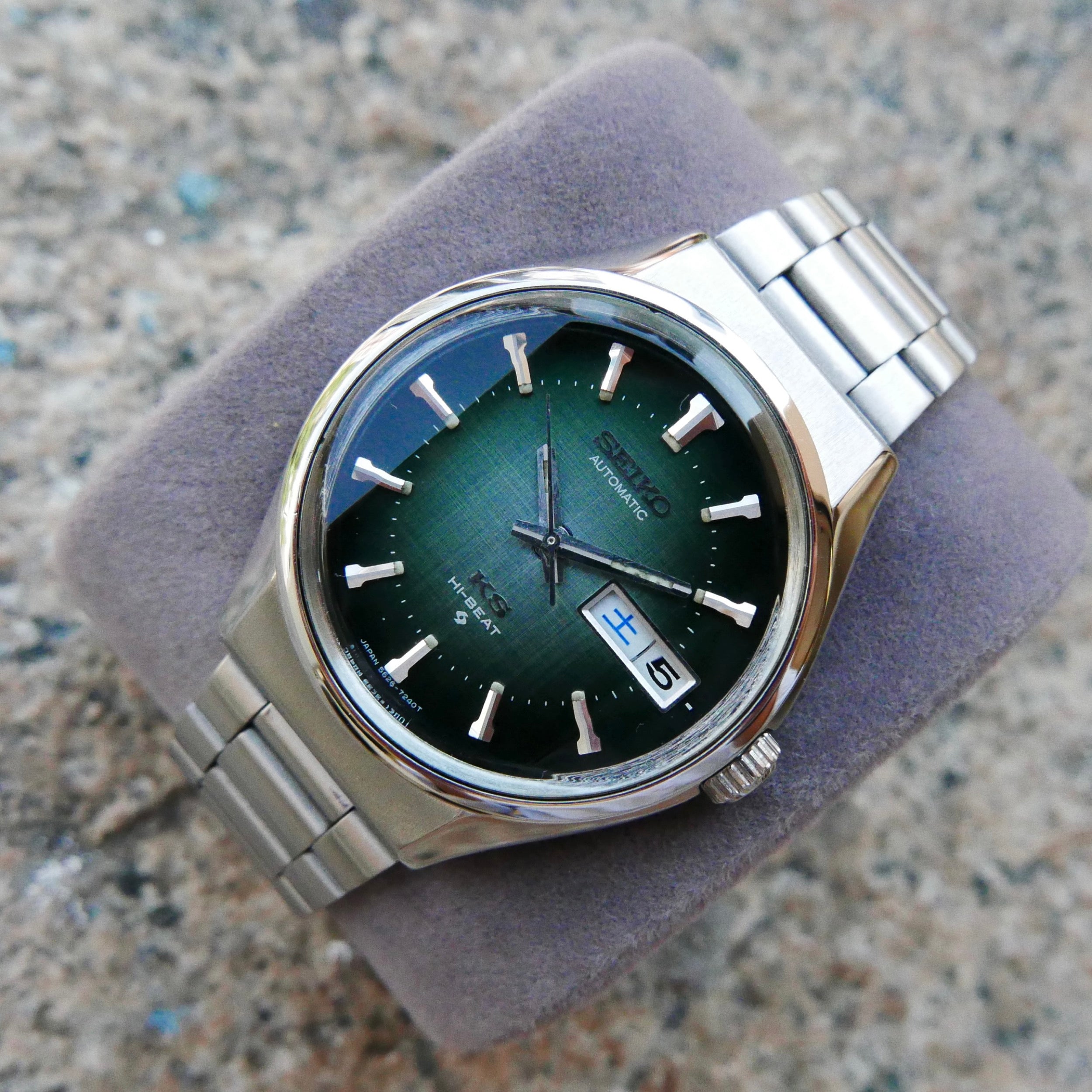Vintage Watch | King Seiko 5626 7200 Green Dial [Mint]