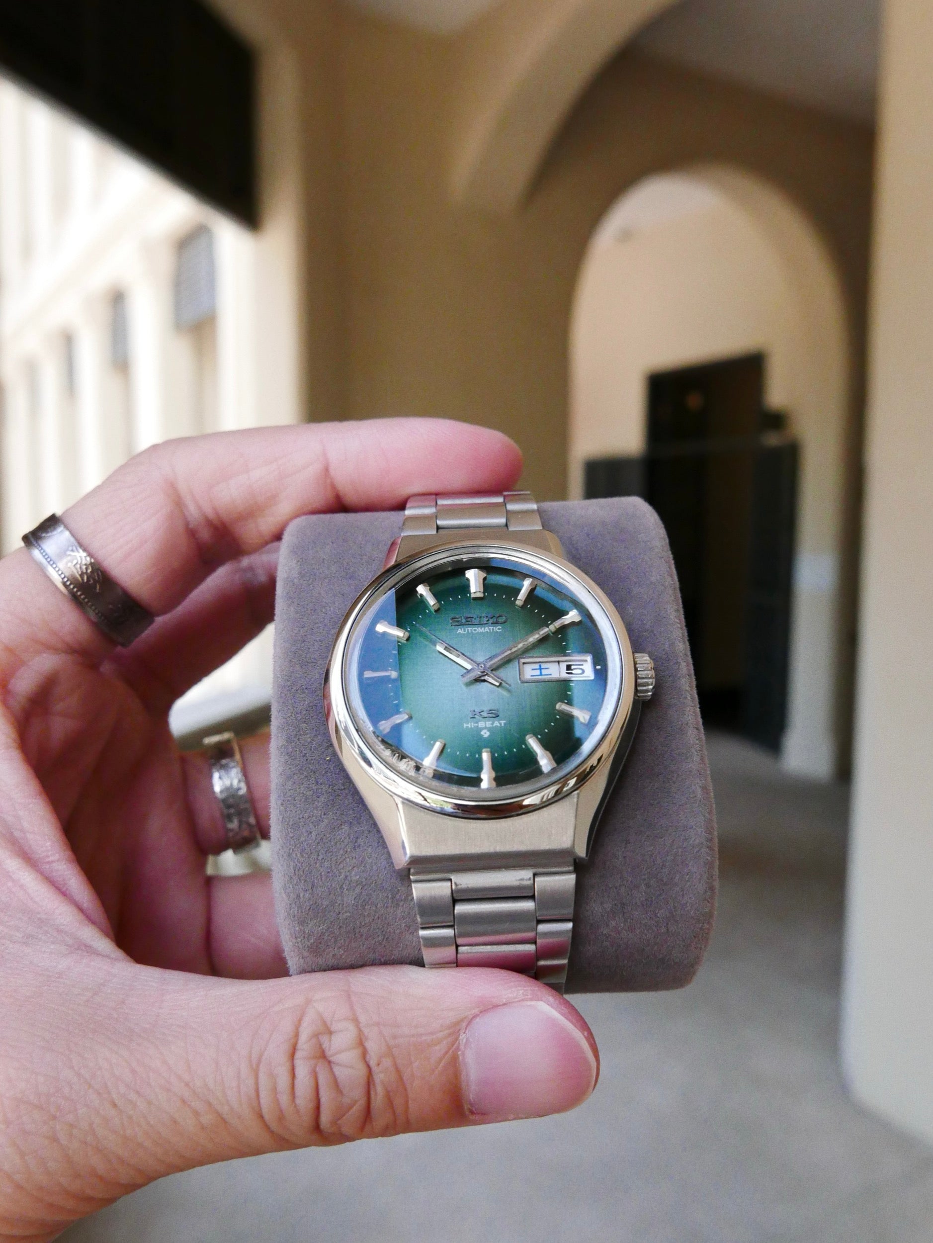 Vintage Watch | King Seiko 5626 7200 Green Dial [Mint]