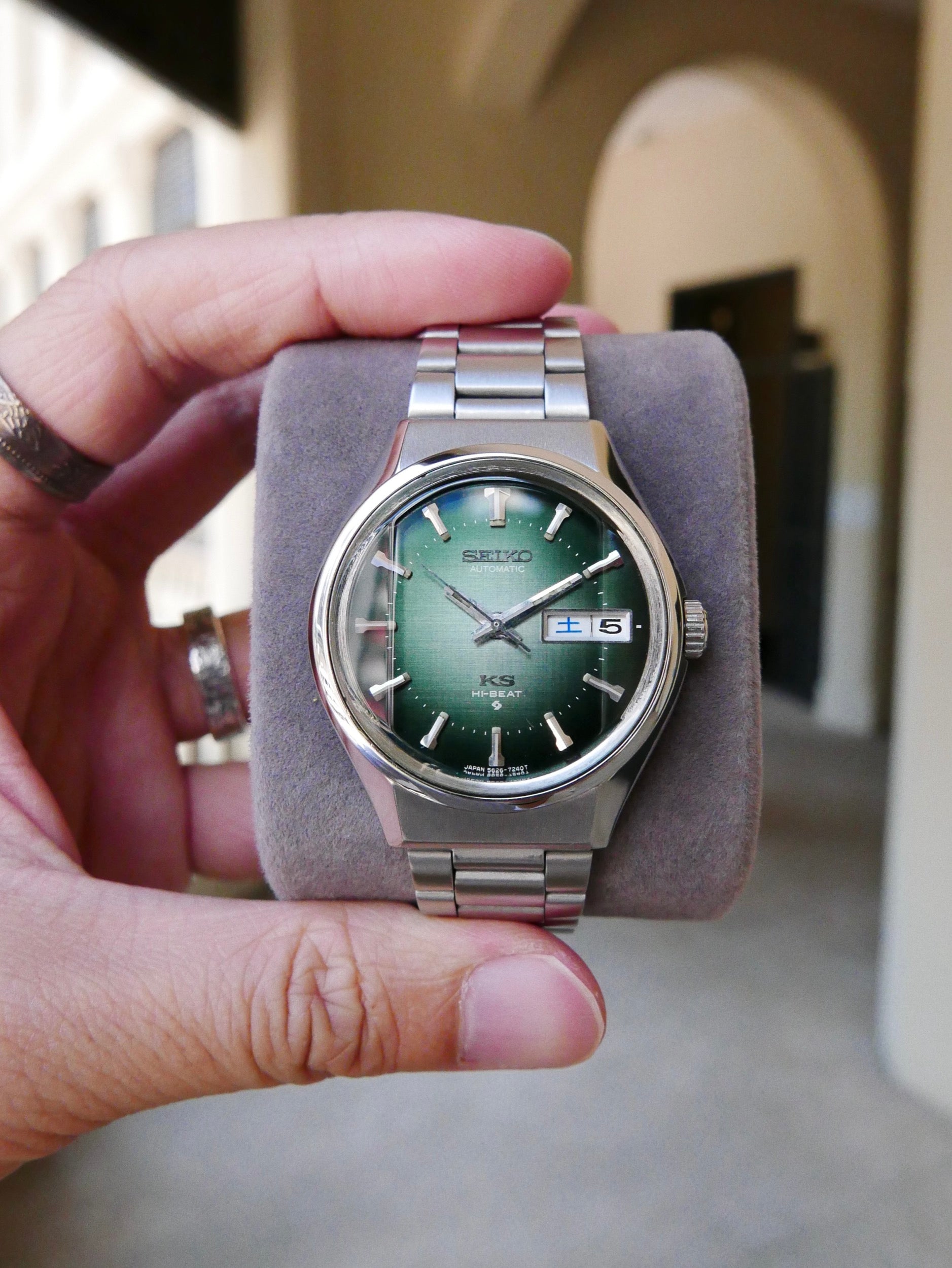 Vintage Watch | King Seiko 5626 7200 Green Dial [Mint]