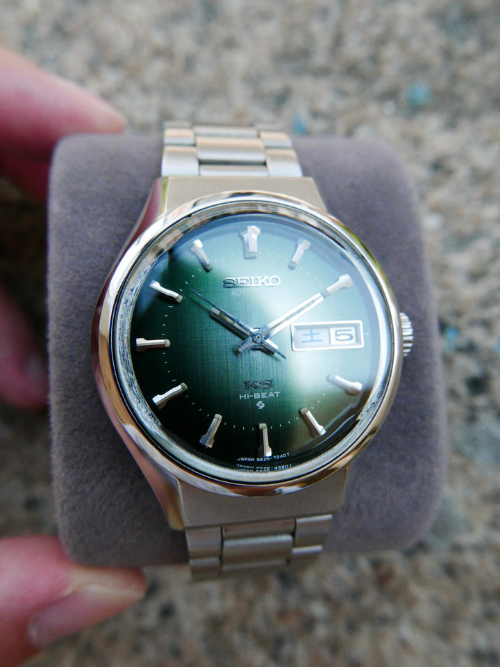 Vintage Watch | King Seiko 5626 7200 Green Dial [Mint]