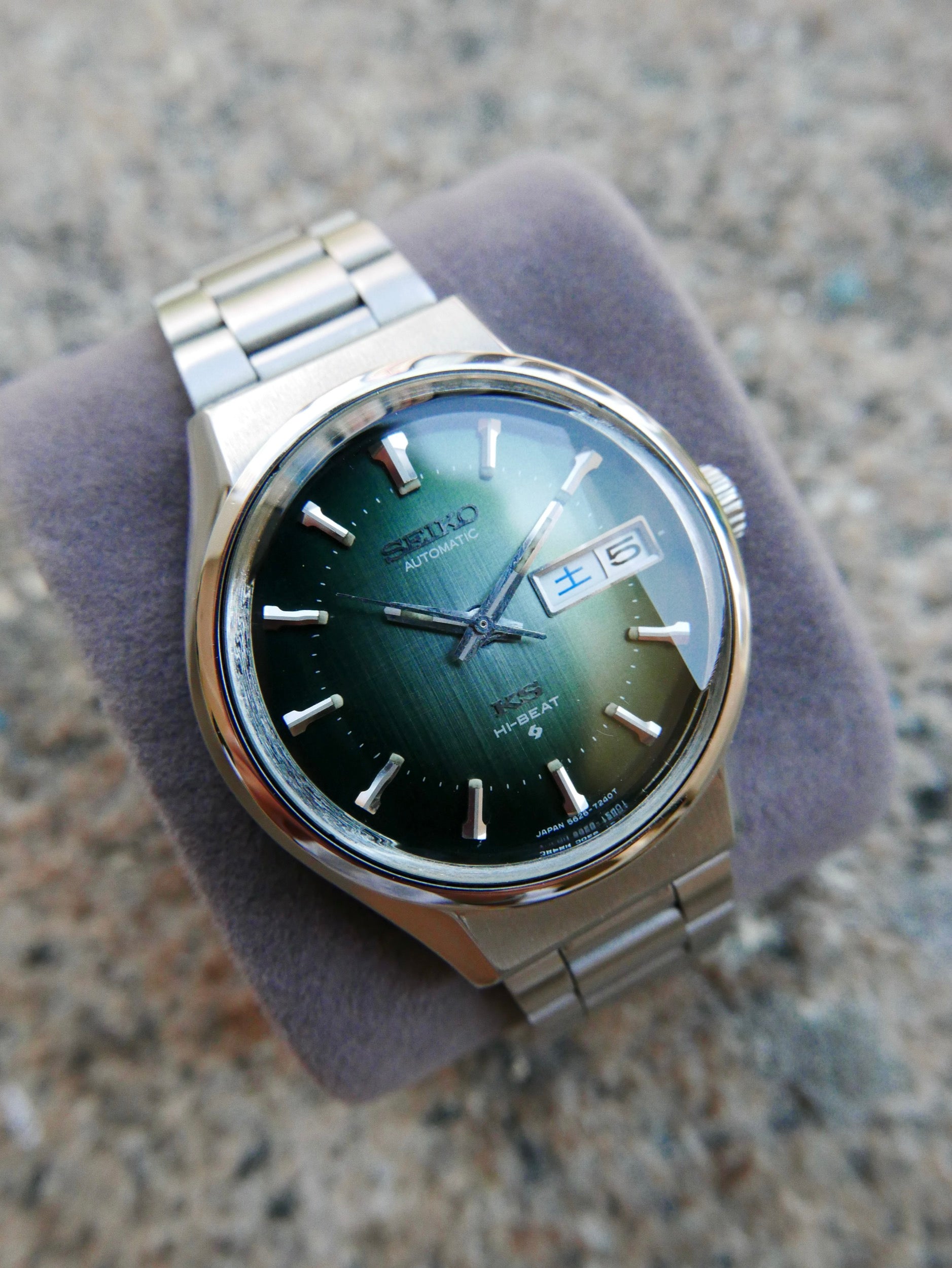 Vintage Watch | King Seiko 5626 7200 Green Dial [Mint]
