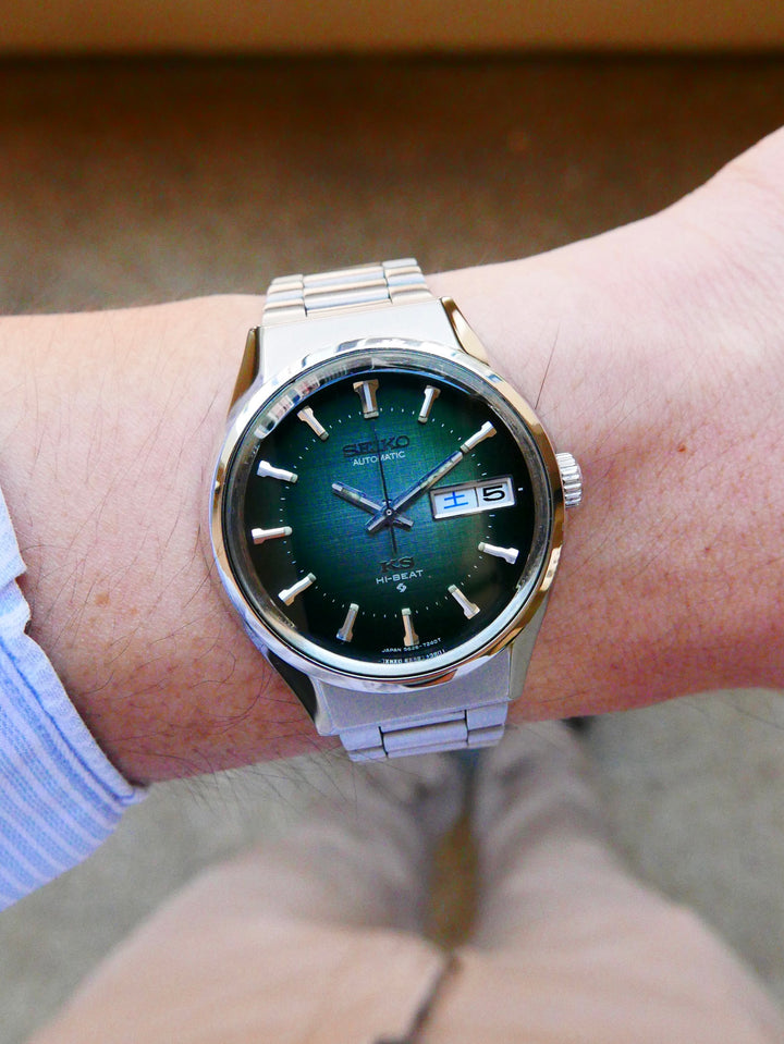 Vintage Watch | King Seiko 5626 7200 Green Dial [Mint]