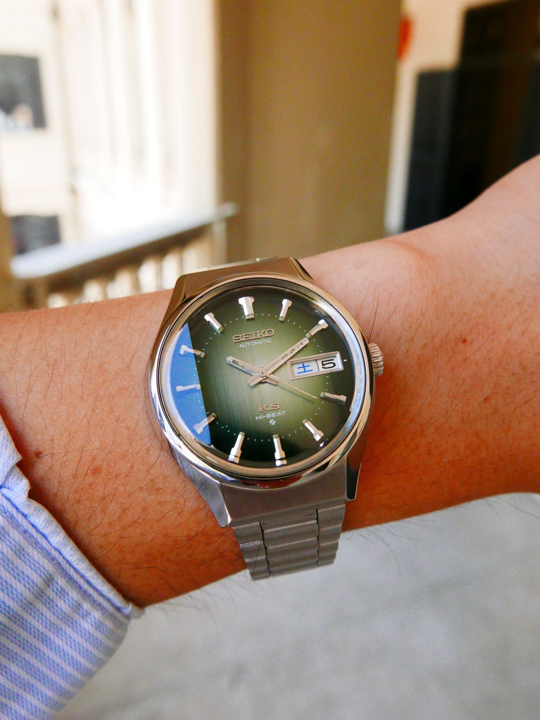 Vintage Watch | King Seiko 5626 7200 Green Dial [Mint]