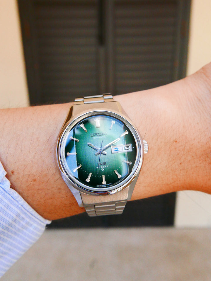 Vintage Watch | King Seiko 5626 7200 Green Dial [Mint]