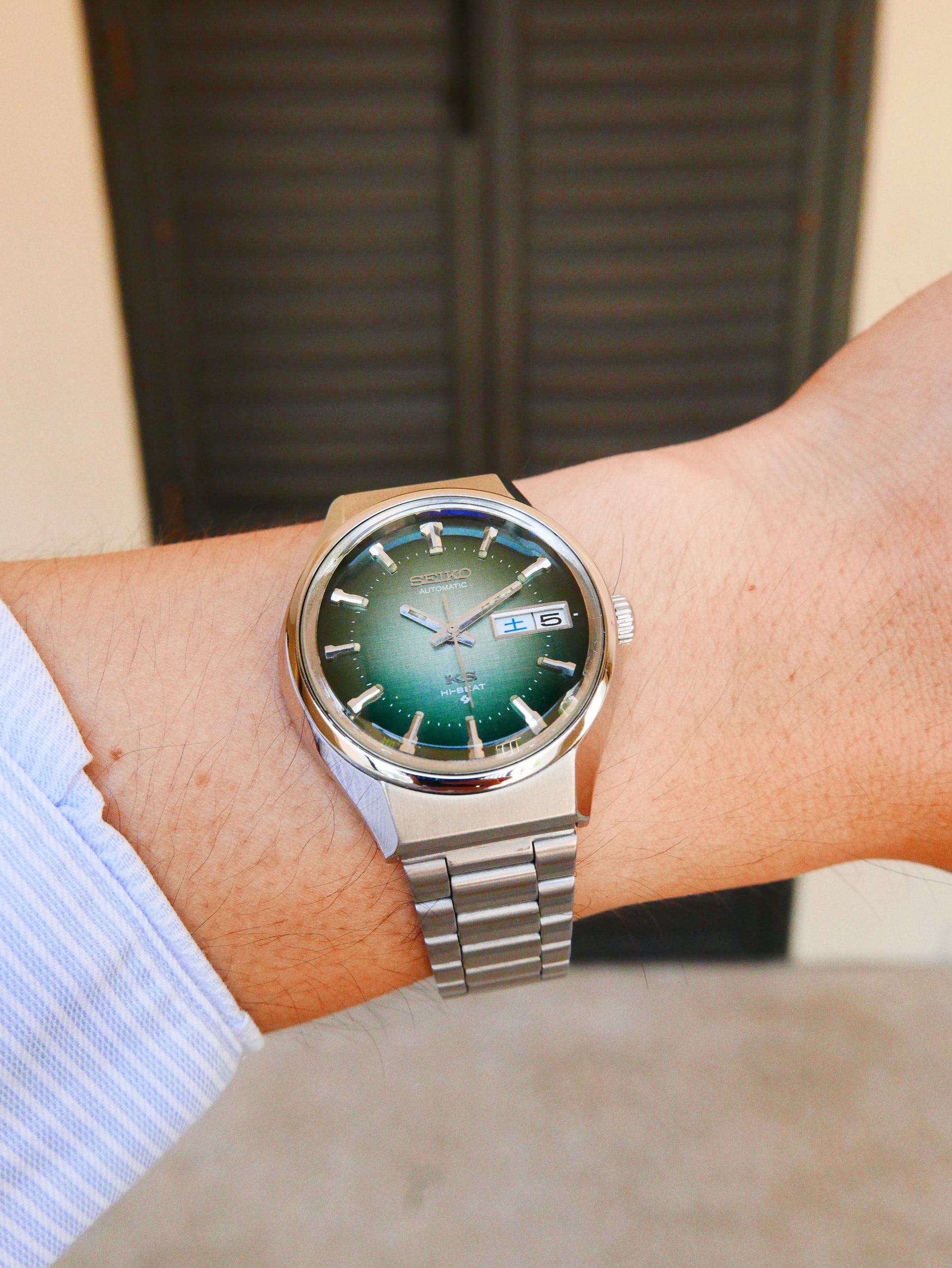 Vintage Watch | King Seiko 5626 7200 Green Dial [Mint]