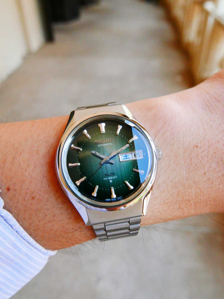 Vintage Watch | King Seiko 5626 7200 Green Dial [Mint]