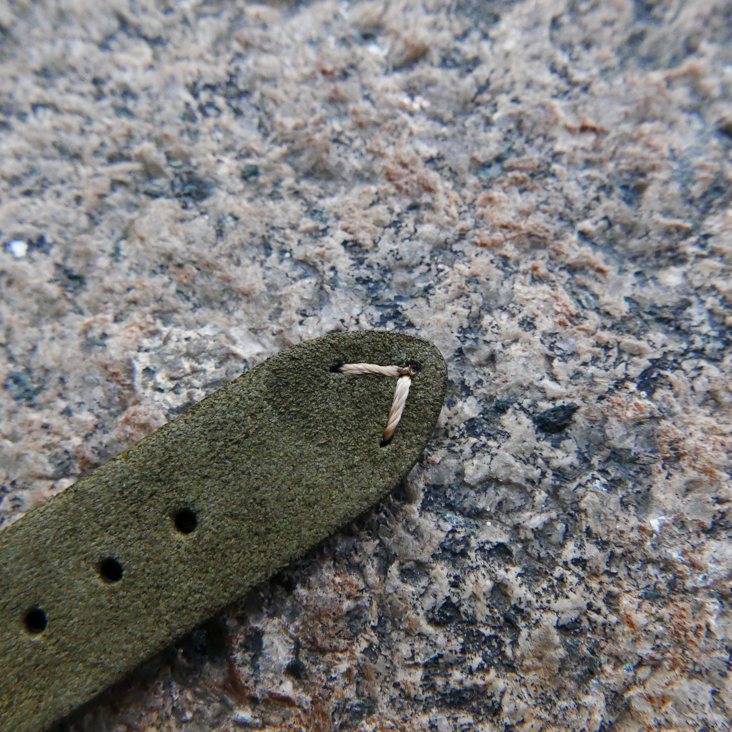 Nuevo Green Heritage Suede Plus | Heritage Suede Italian Calf Leather Watch Strap - Samurai Vintage Co.

