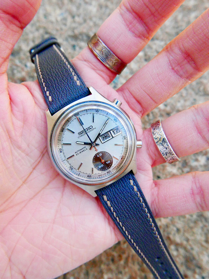 Vintage Seiko Chronograph 7018-8000 "One-Eyed Panda"