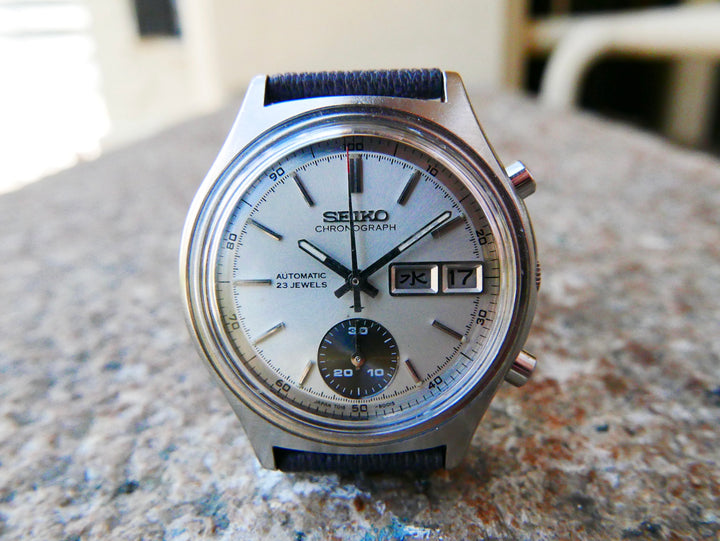 Vintage Seiko Chronograph 7018-8000 "One-Eyed Panda"