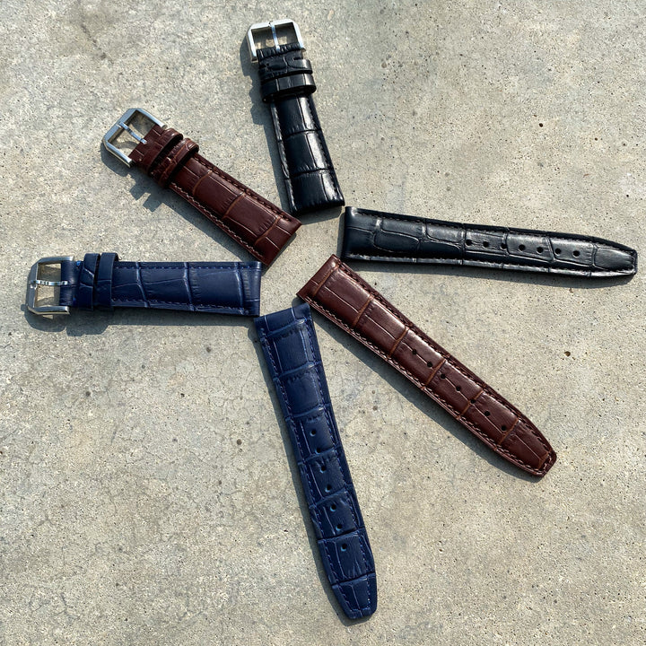 Ocean Blue | Pilot Italian Calf Leather Watch Strap