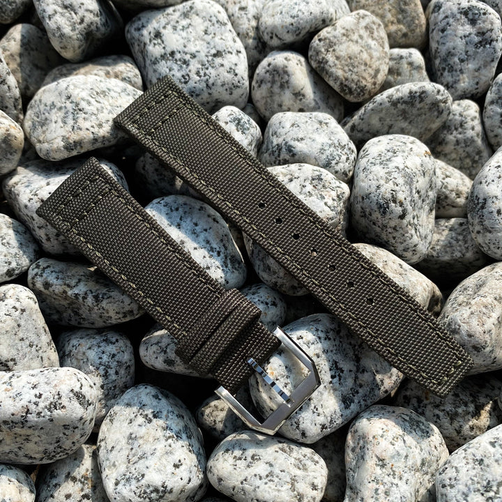 Army Green | Pilot Nylon Watch Strap - Samurai Vintage Co.