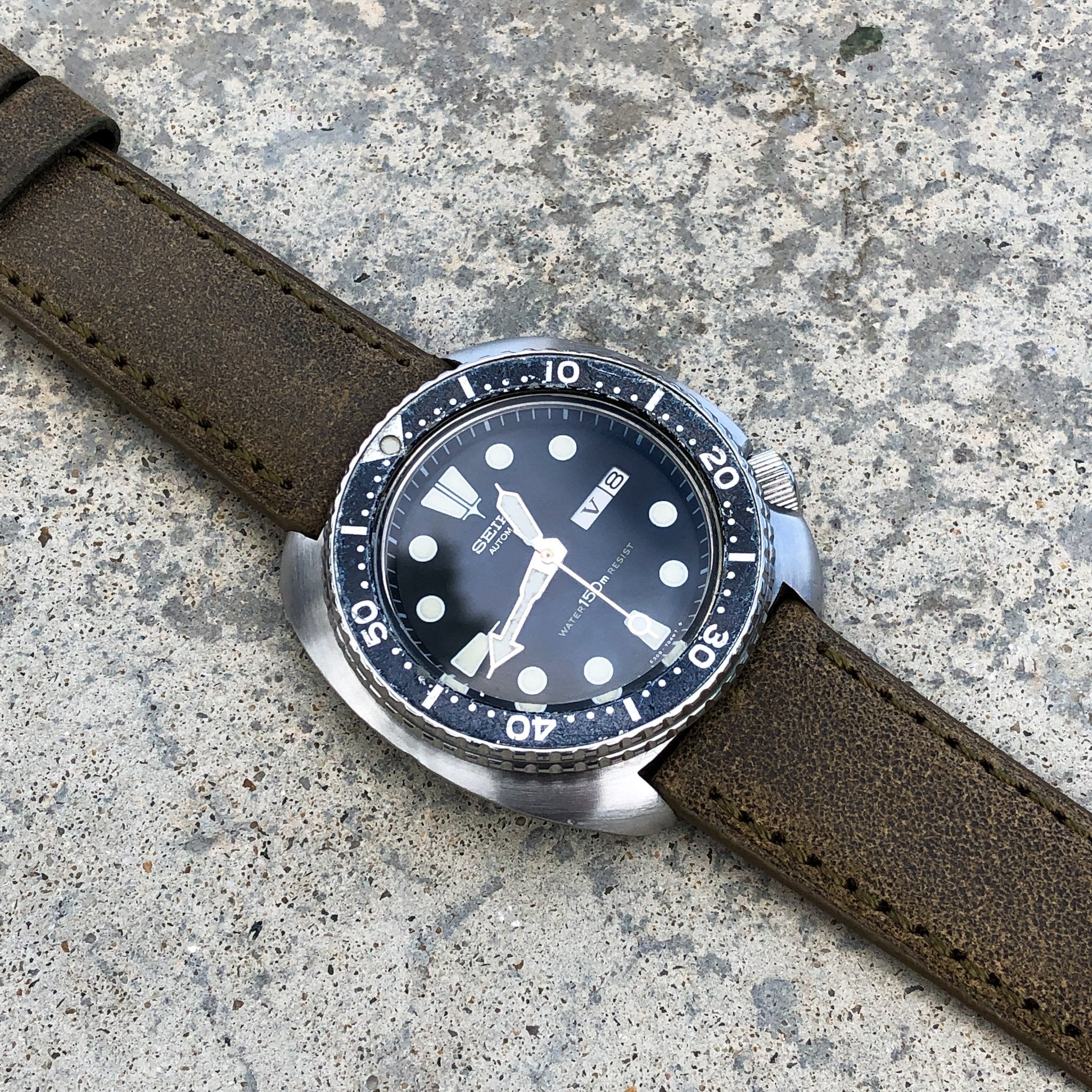 Cedar Brown | Calfskin Italian Leather Watch Strap - Samurai Vintage Co.