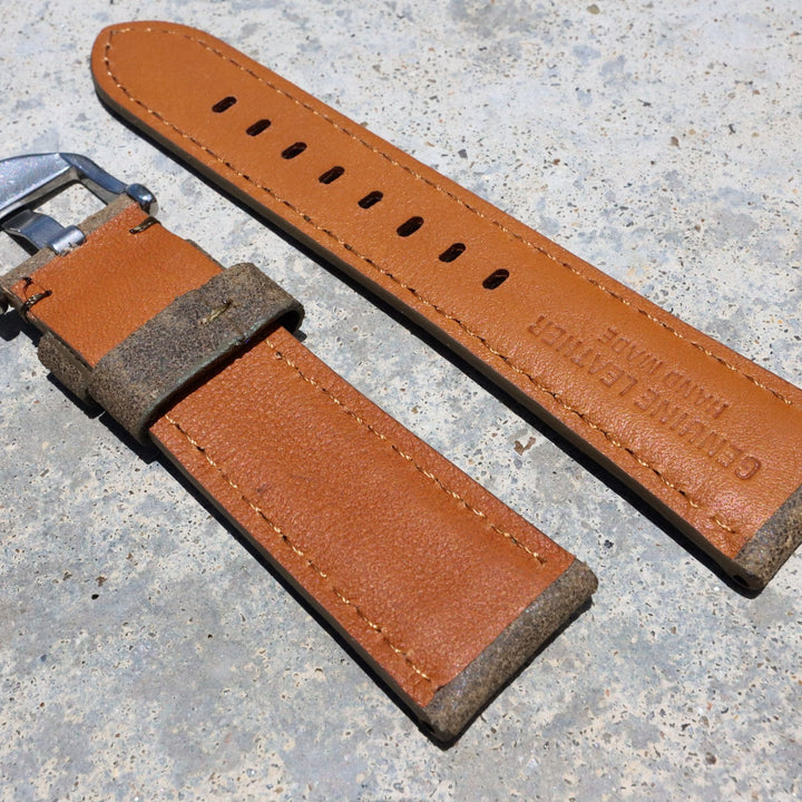 Cedar Brown | Calfskin Italian Leather Watch Strap - Samurai Vintage Co.