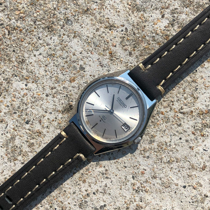 Classic Black | Cowboy Italian Calf Leather Watch Strap - Samurai Vintage Co.
