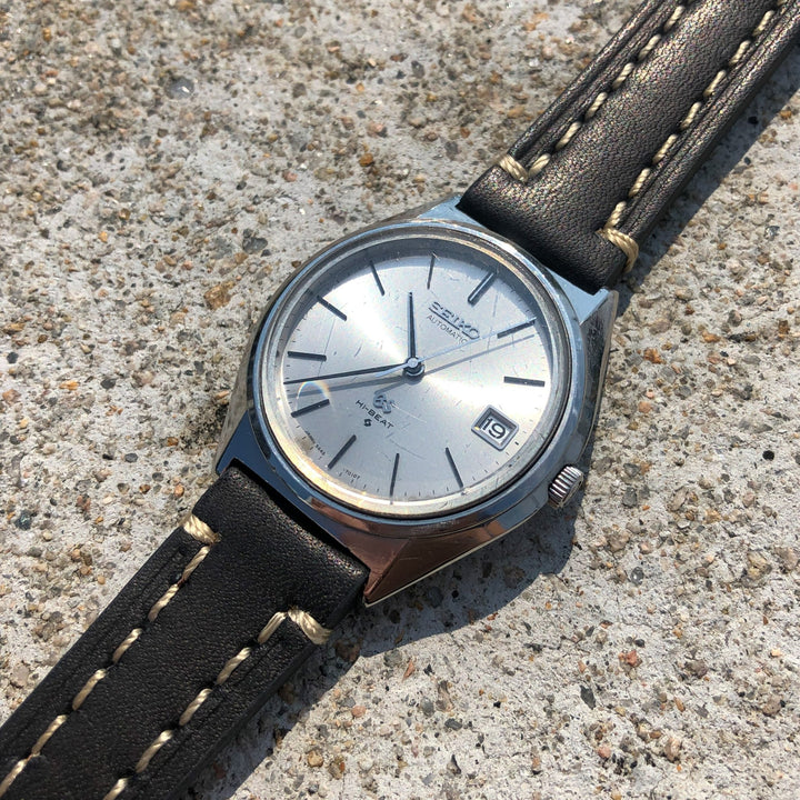 Classic Black | Cowboy Italian Calf Leather Watch Strap - Samurai Vintage Co.