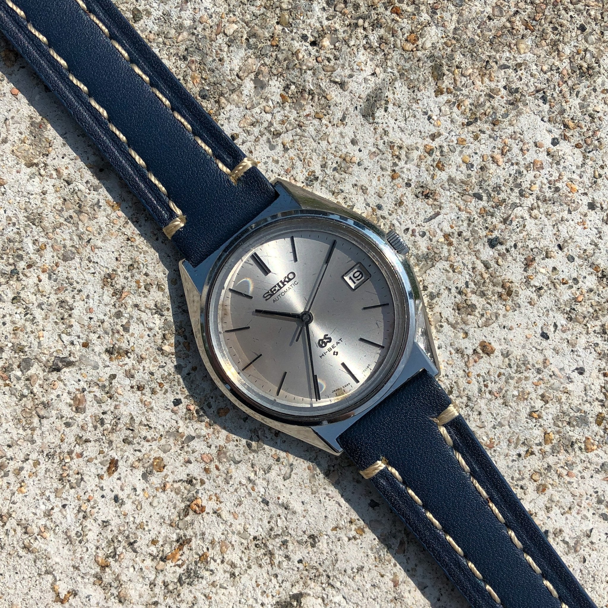 Classic Blue | Cowboy Italian Calf Leather Watch Strap - Samurai Vintage Co.