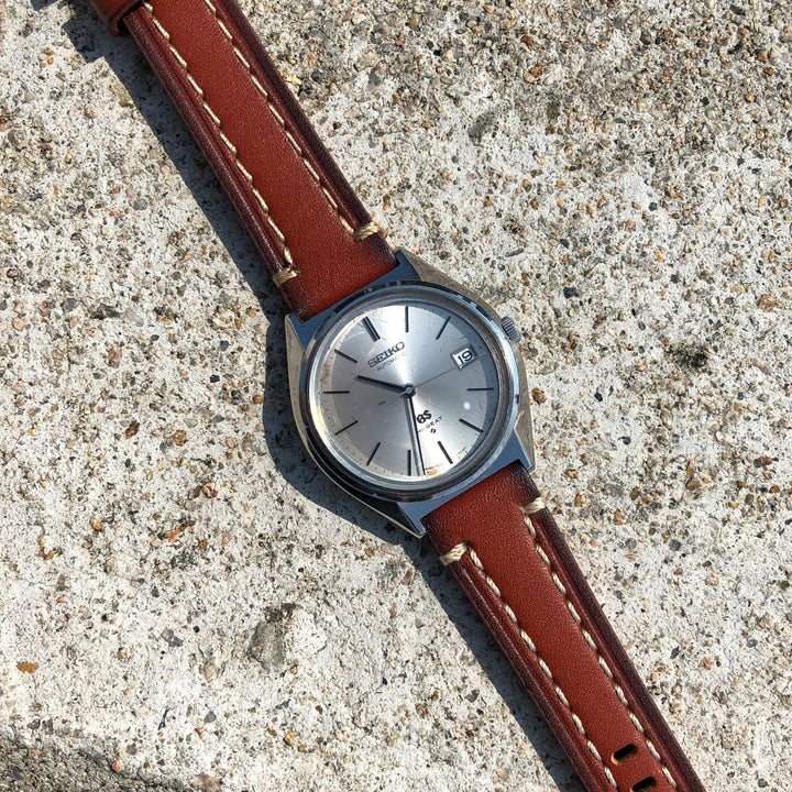 Classic Brown | Cowboy Italian Calf Leather Watch Strap - Samurai Vintage Co.