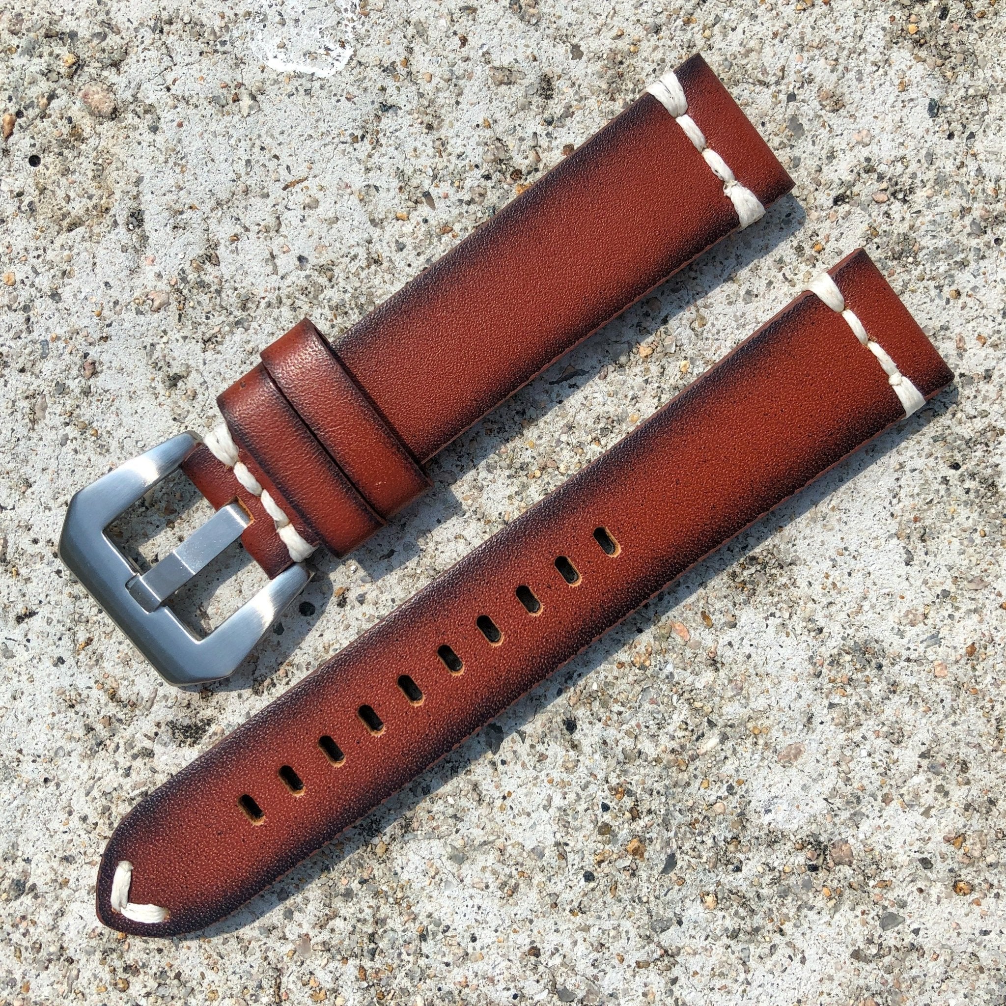 Classic Brown | Urban Traveller Italian Calf Leather Watch Strap - Samurai Vintage Co.