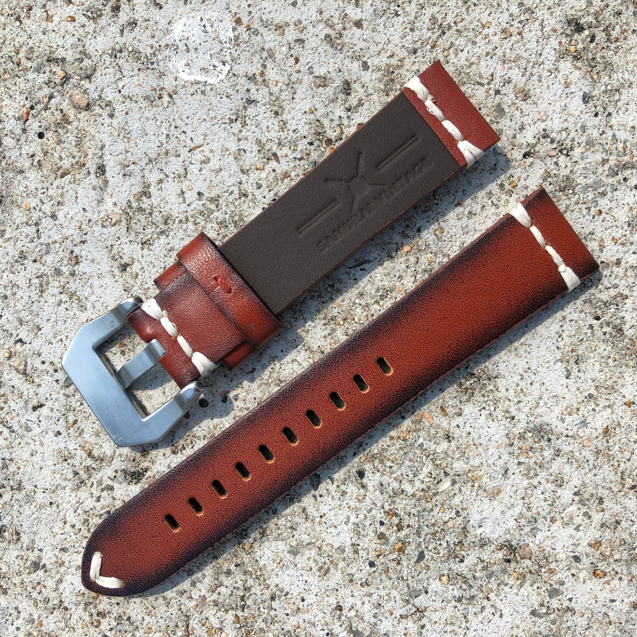 Classic Brown | Urban Traveller Italian Calf Leather Watch Strap - Samurai Vintage Co.