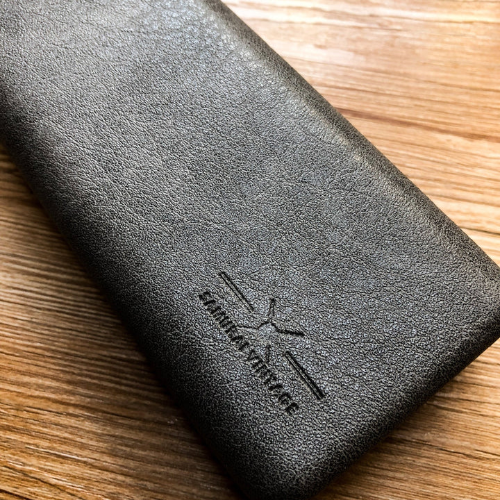 Dim Grey | Faux Leather Watch Case - Samurai Vintage Co.