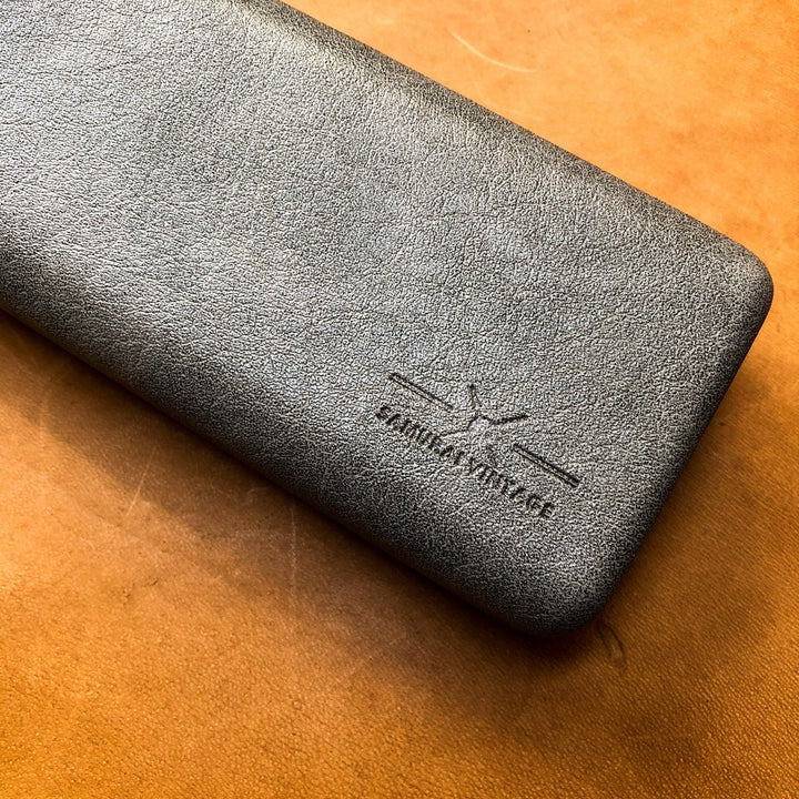 Dim Grey | Faux Leather Watch Case - Samurai Vintage Co.