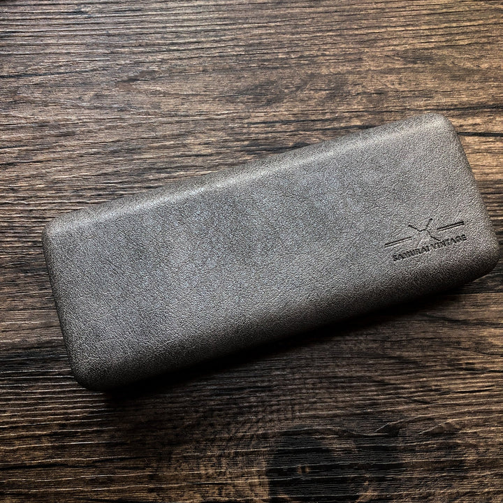 Dim Grey | Faux Leather Watch Case - Samurai Vintage Co.