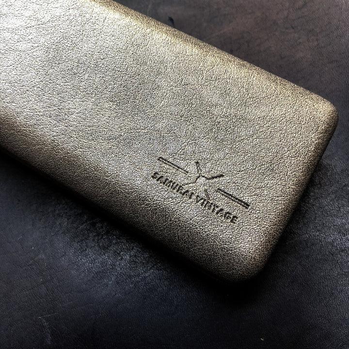 Dim Grey | Faux Leather Watch Case - Samurai Vintage Co.