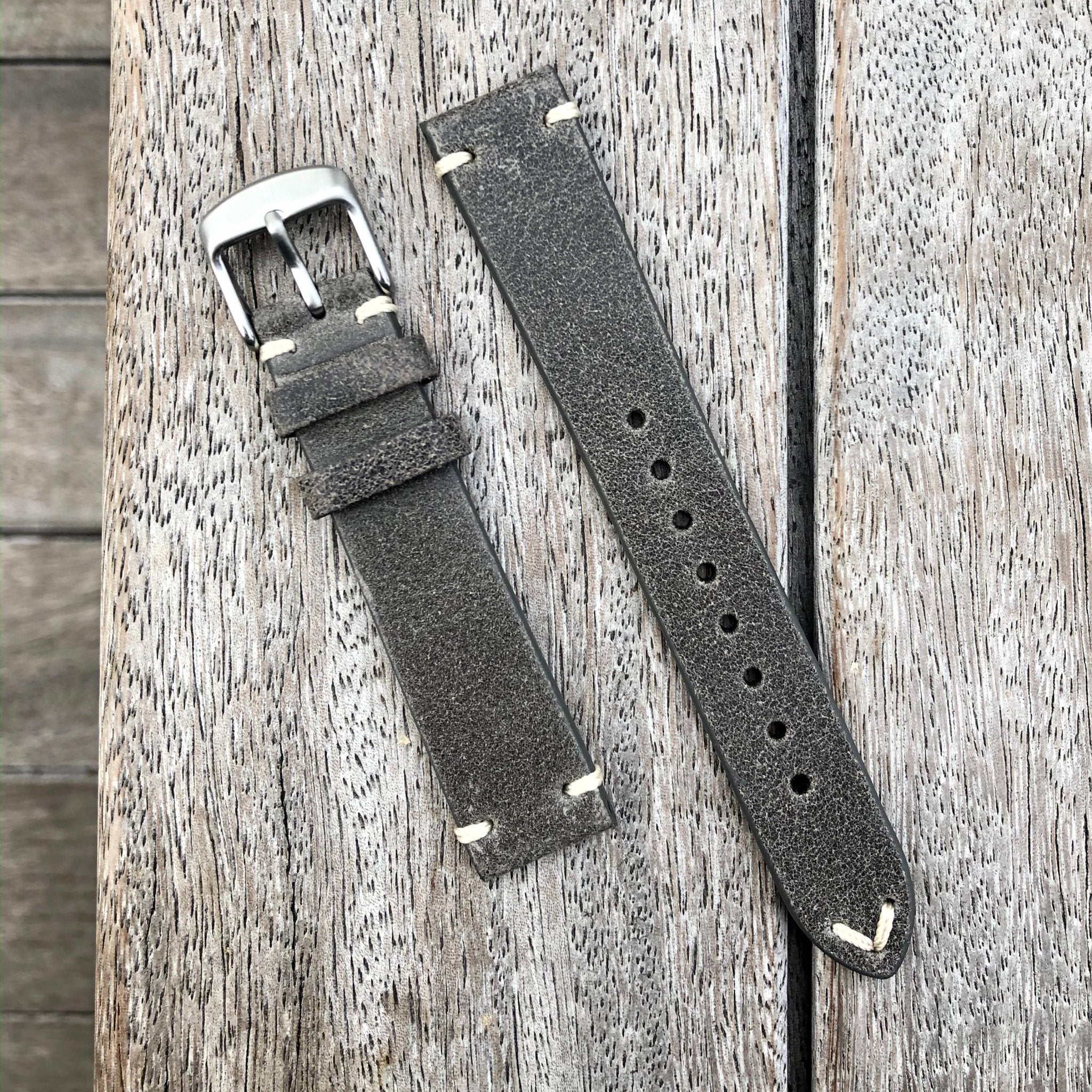 Dimgrey | Heritage Italian Calf Leather Watch Strap - Samurai Vintage Co.