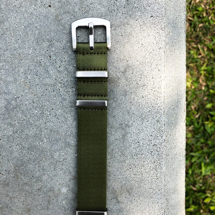 Forest Green | Premium Nato Watch Strap - Samurai Vintage Co.