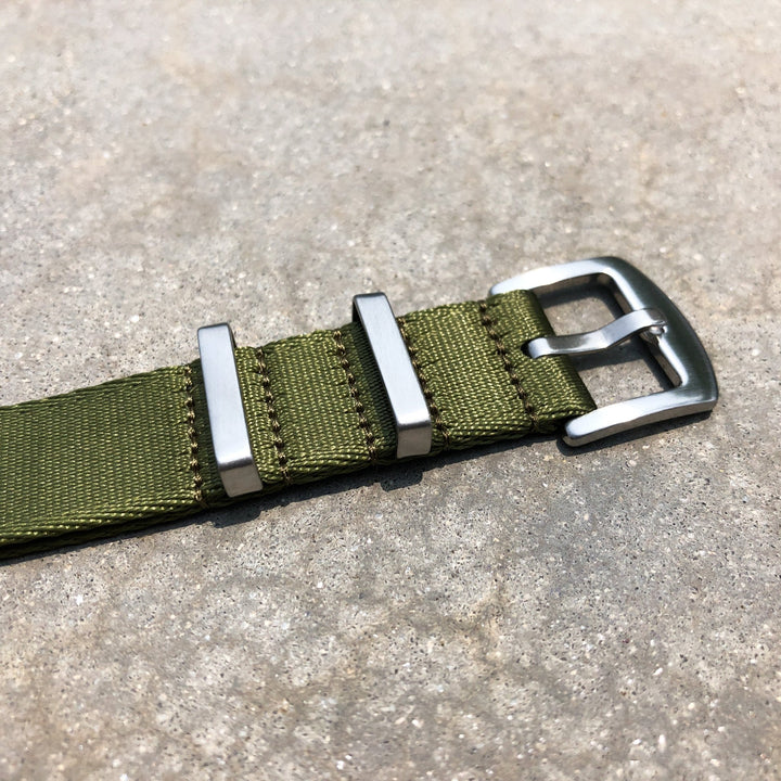 Forest Green | Premium Nato Watch Strap - Samurai Vintage Co.