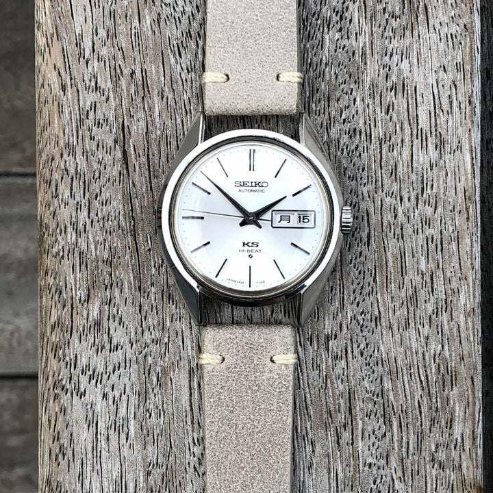 Gainsboro | Heritage Italian Calf Leather Watch Strap - Samurai Vintage Co.
