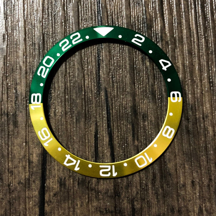 Green / Yellow | Ceramic Bezel Insert - Samurai Vintage Co.