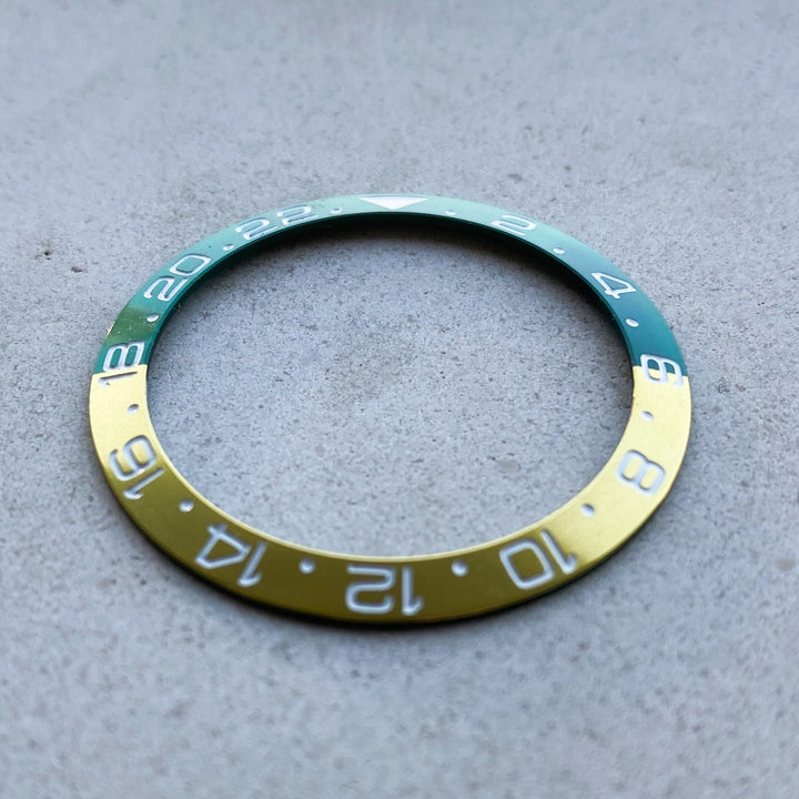 Green / Yellow | Ceramic Bezel Insert - Samurai Vintage Co.