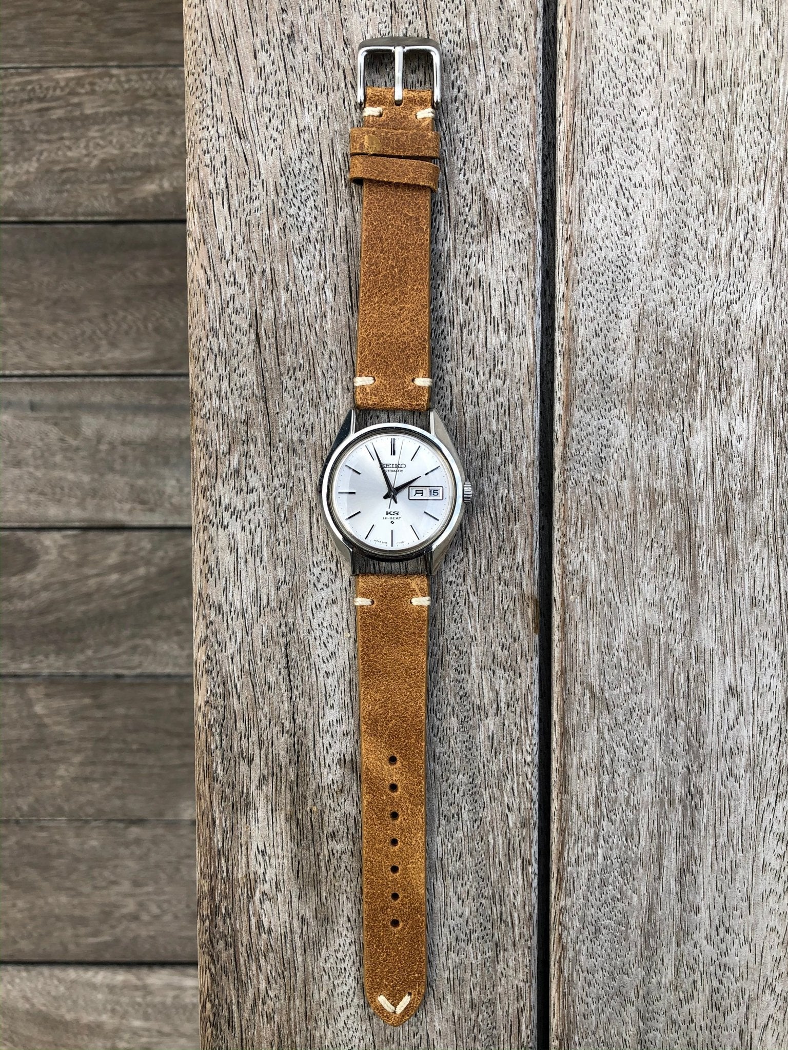 Imola Brown | Heritage Italian Calf Leather Watch Strap - Samurai Vintage Co.