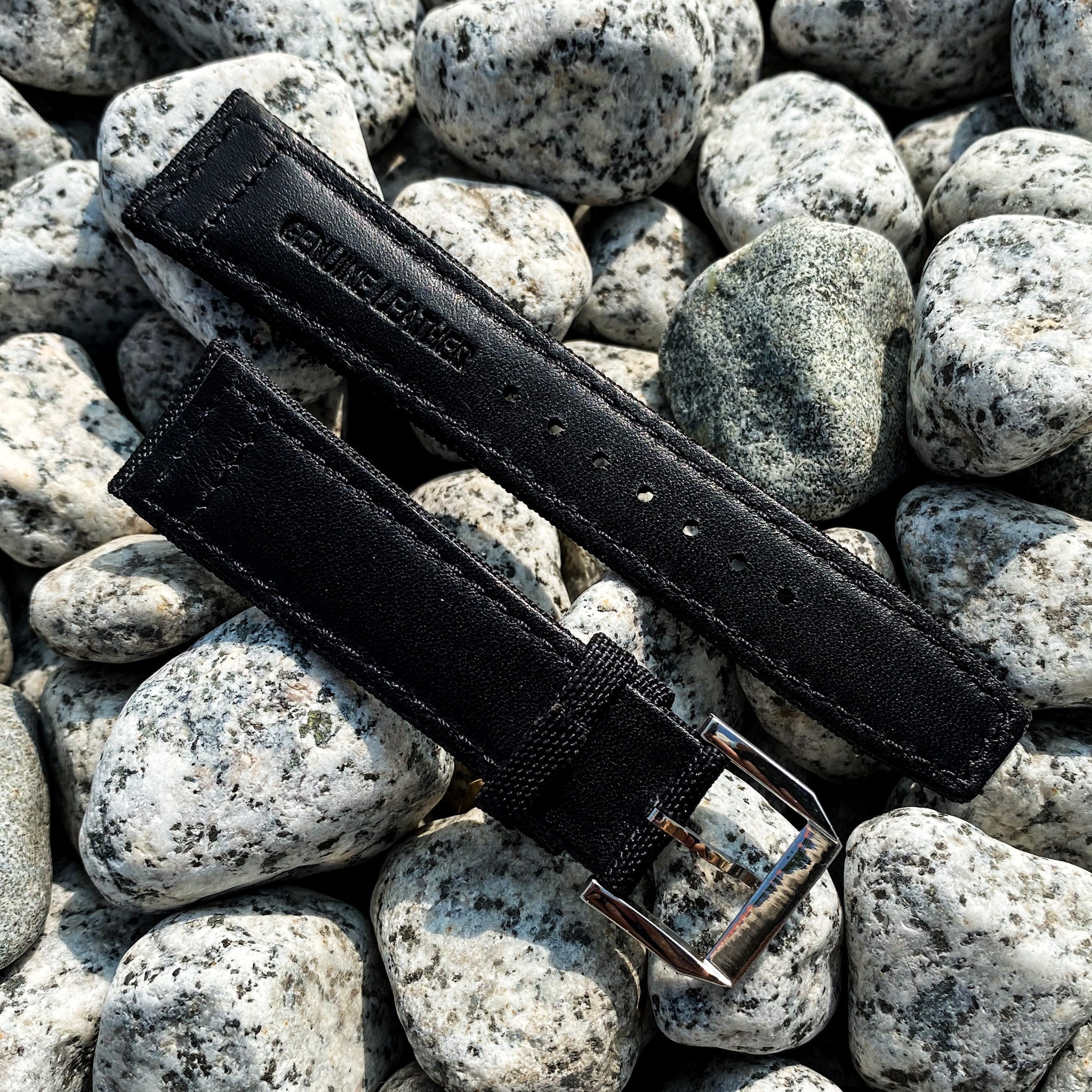 Jet Black | Pilot Nylon Watch Strap - Samurai Vintage Co.