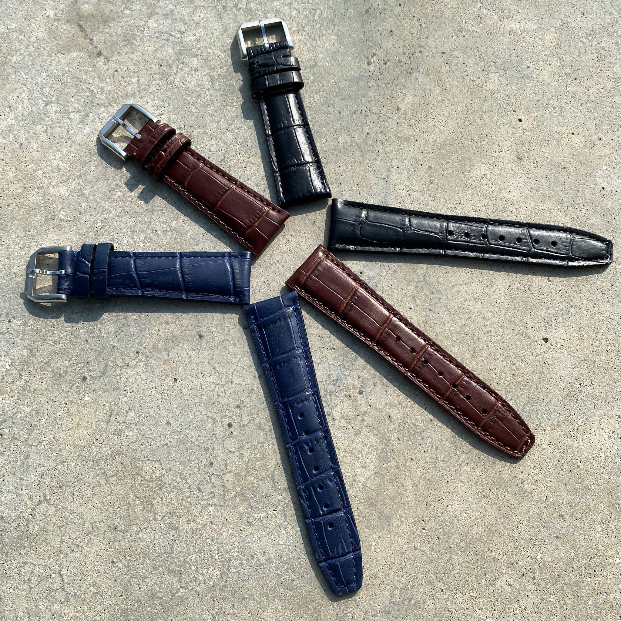 Mocha Brown | Pilot Italian Calf Leather Watch Strap - Samurai Vintage Co.