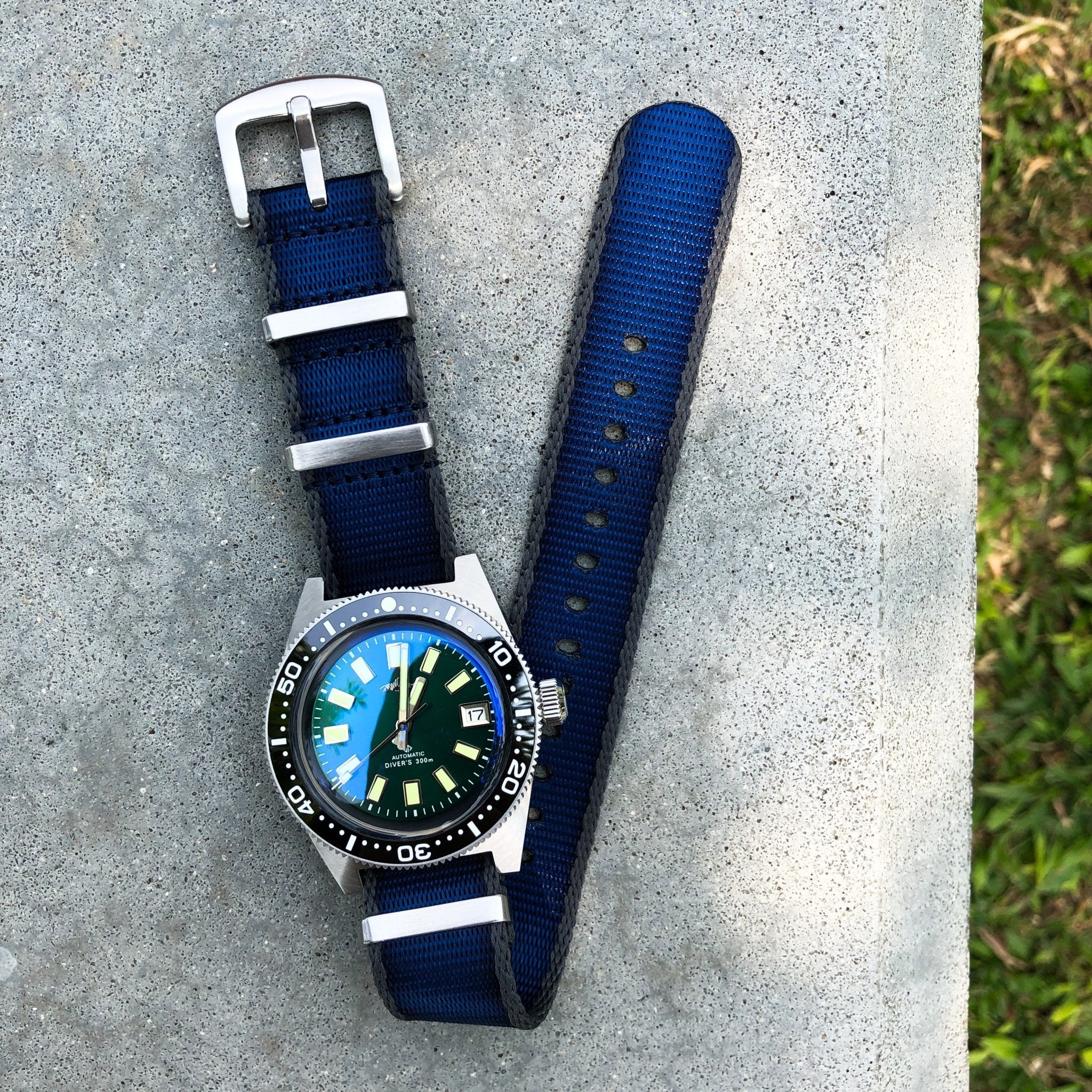 Navy Blue | Premium Nato Watch Strap - Samurai Vintage Co.