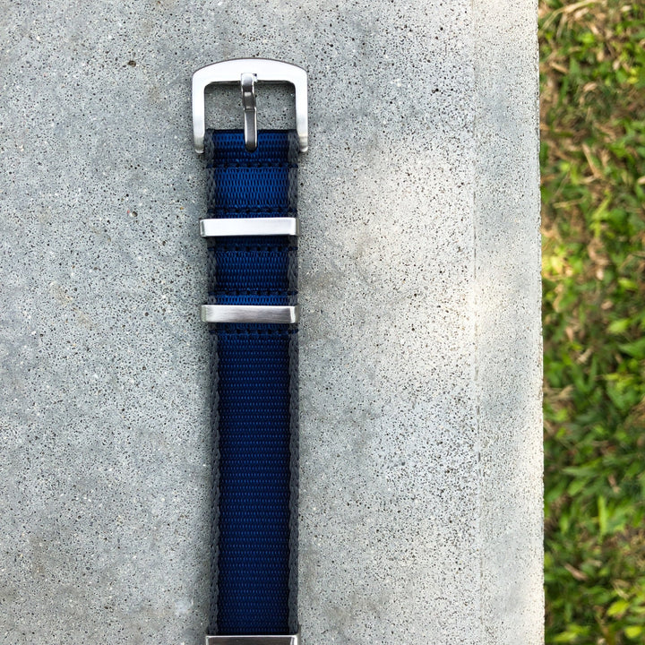 Navy Blue | Premium Nato Watch Strap - Samurai Vintage Co.